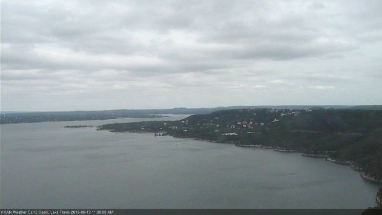 Lake Travis webcam, June 10, 2019 10:40 AM CT