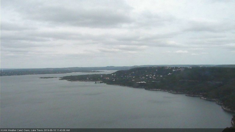 Lake Travis webcam, June 10, 2019 10:45 AM CT