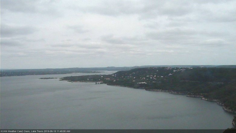 Lake Travis webcam, June 10, 2019 10:50 AM CT