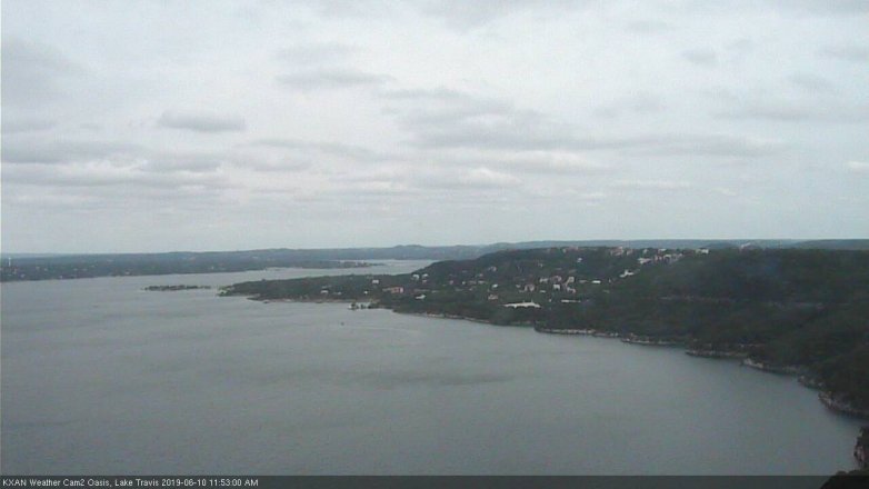 Lake Travis webcam, June 10, 2019 10:55 AM CT