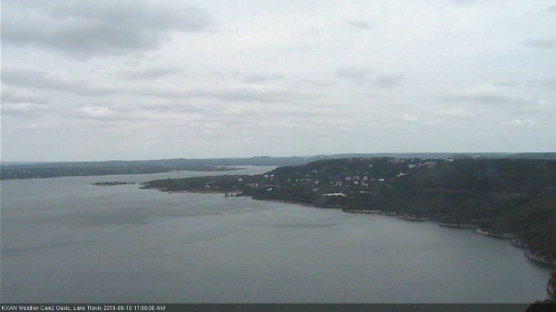 Lake Travis webcam, June 10, 2019 11:00 AM CT