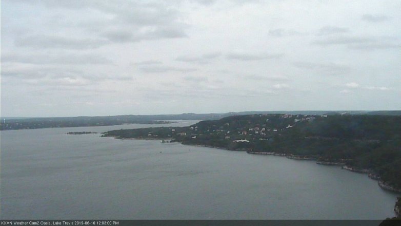 Lake Travis webcam, June 10, 2019 11:05 AM CT