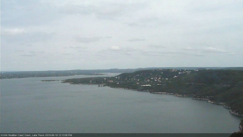 Lake Travis webcam, June 10, 2019 11:15 AM CT