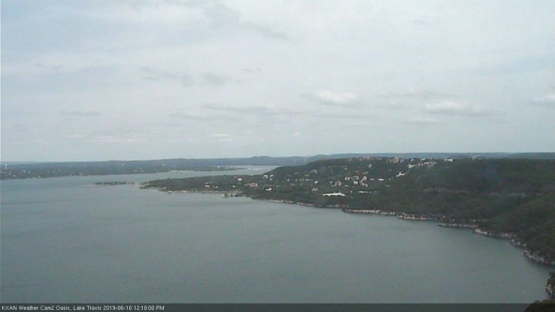 Lake Travis webcam, June 10, 2019 11:20 AM CT