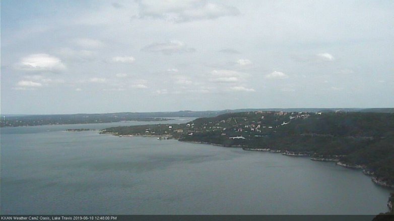 Lake Travis webcam, June 10, 2019 11:50 AM CT