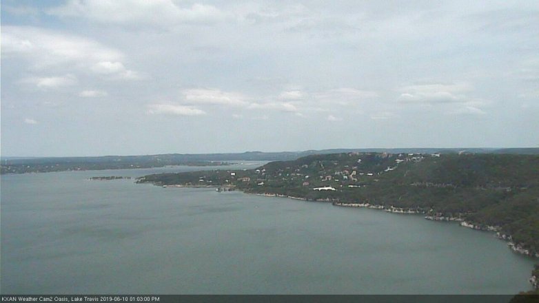 Lake Travis webcam, June 10, 2019 12:05 PM CT
