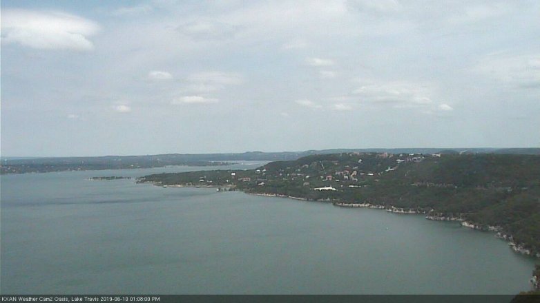 Lake Travis webcam, June 10, 2019 12:10 PM CT