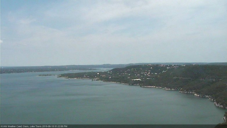 Lake Travis webcam, June 10, 2019 12:25 PM CT