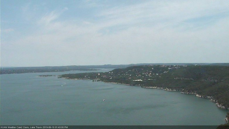 Lake Travis webcam, June 10, 2019 12:45 PM CT
