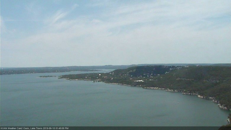 Lake Travis webcam, June 10, 2019 12:50 PM CT