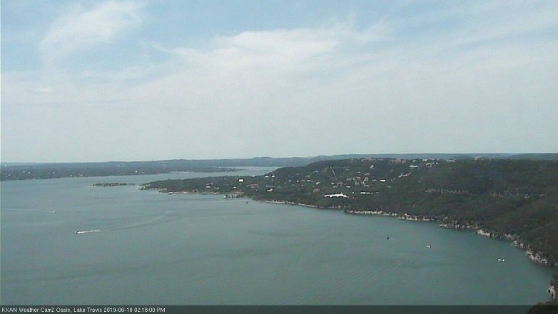 Lake Travis webcam, June 10, 2019 1:20 PM CT