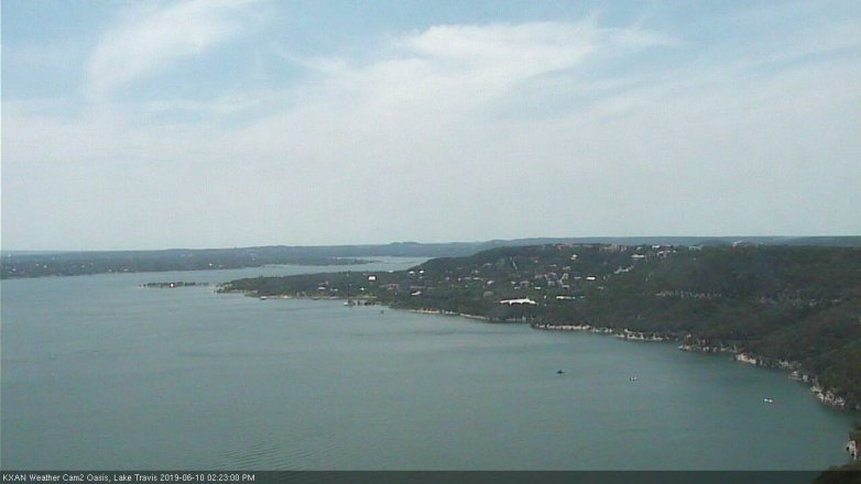 Lake Travis webcam, June 10, 2019 1:25 PM CT