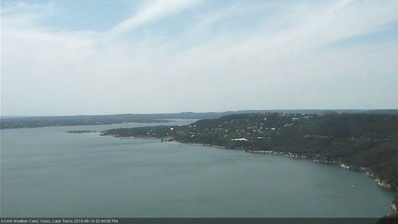 Lake Travis webcam, June 10, 2019 1:50 PM CT