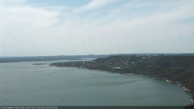 Lake Travis webcam, June 10, 2019 2:00 PM CT