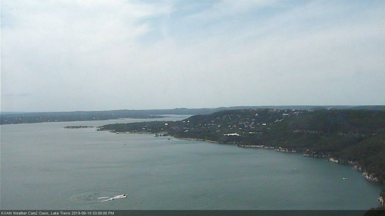 Lake Travis webcam, June 10, 2019 2:10 PM CT