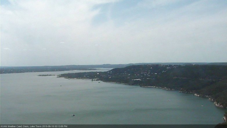 Lake Travis webcam, June 10, 2019 2:15 PM CT