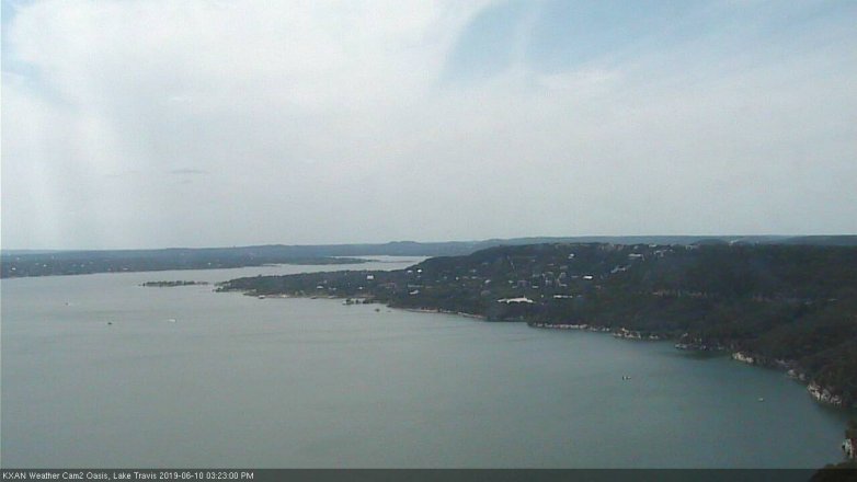 Lake Travis webcam, June 10, 2019 2:25 PM CT