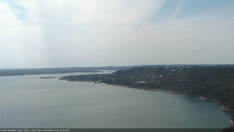 Lake Travis webcam, June 10, 2019 2:35 PM CT