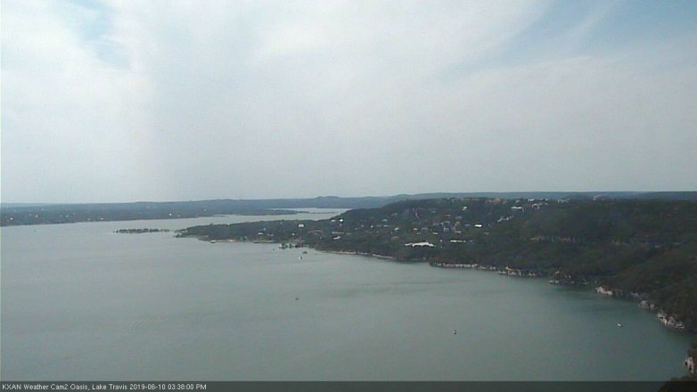 Lake Travis webcam, June 10, 2019 2:40 PM CT