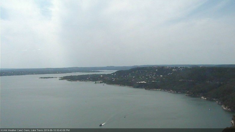 Lake Travis webcam, June 10, 2019 2:45 PM CT