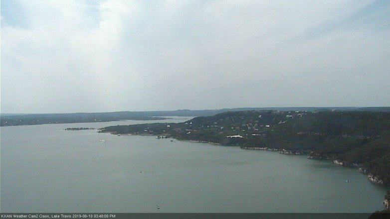 Lake Travis webcam, June 10, 2019 2:50 PM CT
