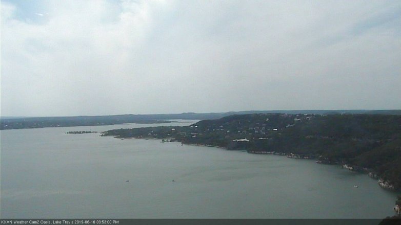 Lake Travis webcam, June 10, 2019 2:55 PM CT