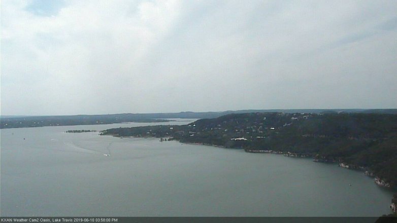 Lake Travis webcam, June 10, 2019 3:00 PM CT