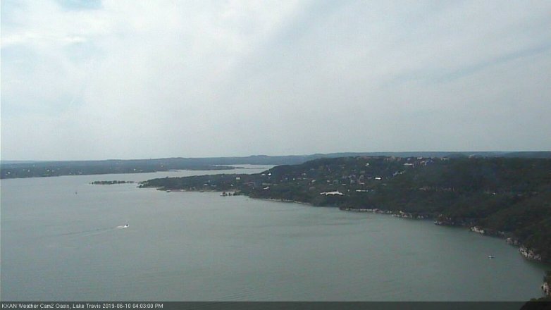 Lake Travis webcam, June 10, 2019 3:05 PM CT