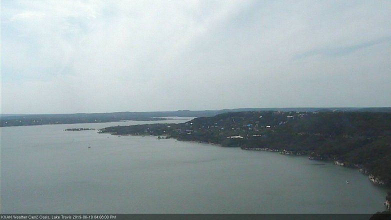 Lake Travis webcam, June 10, 2019 3:10 PM CT