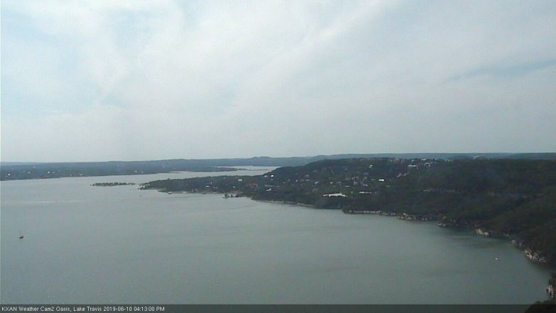 Lake Travis webcam, June 10, 2019 3:15 PM CT