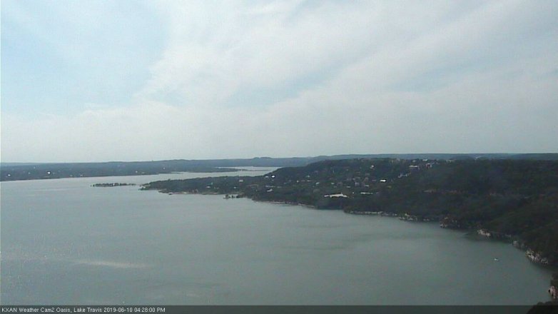 Lake Travis webcam, June 10, 2019 3:30 PM CT