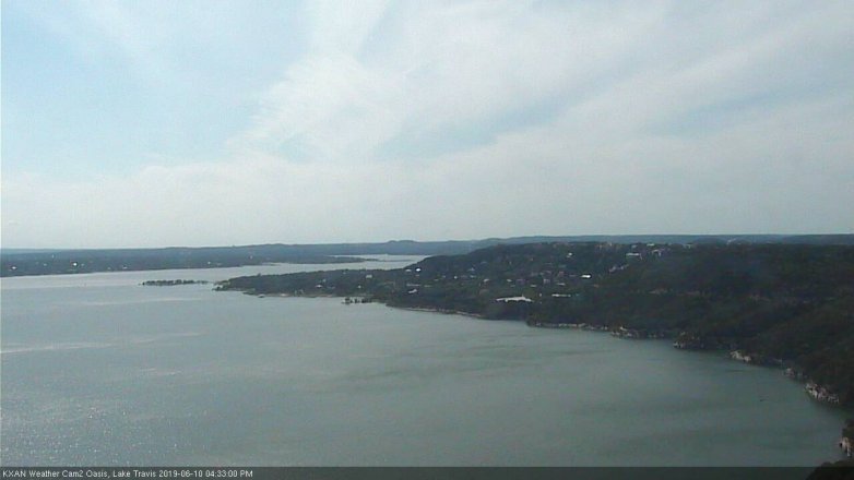 Lake Travis webcam, June 10, 2019 3:35 PM CT