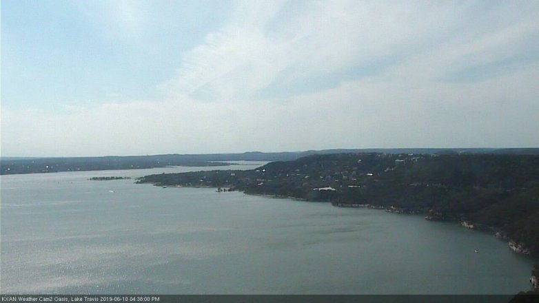 Lake Travis webcam, June 10, 2019 3:40 PM CT