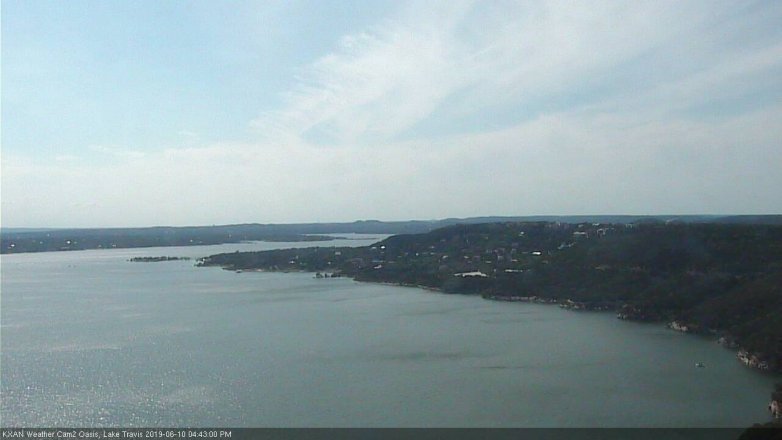 Lake Travis webcam, June 10, 2019 3:45 PM CT