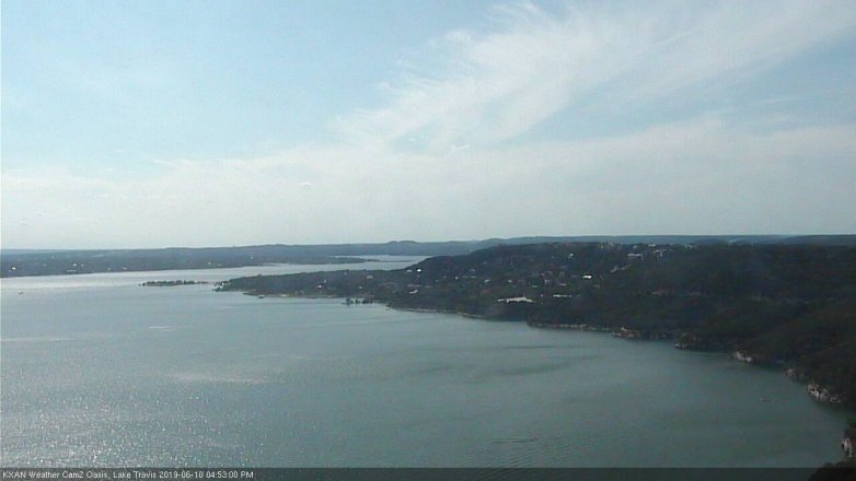 Lake Travis webcam, June 10, 2019 3:55 PM CT