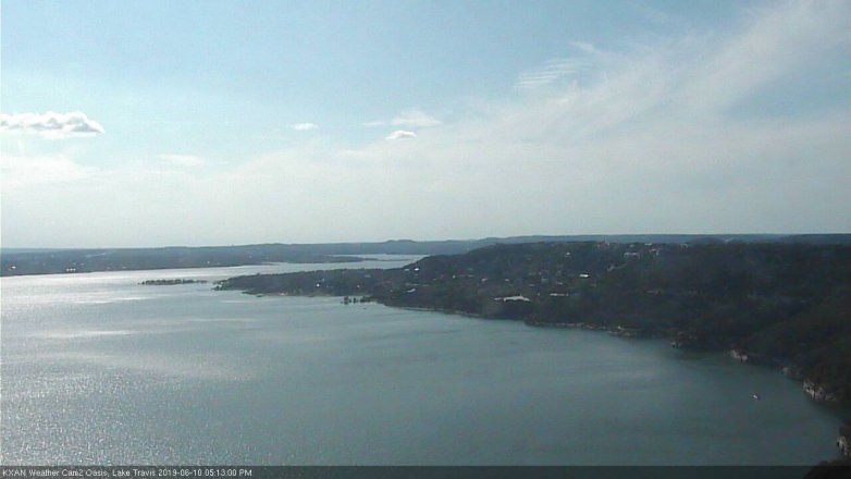 Lake Travis webcam, June 10, 2019 4:15 PM CT