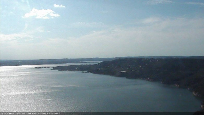 Lake Travis webcam, June 10, 2019 4:35 PM CT