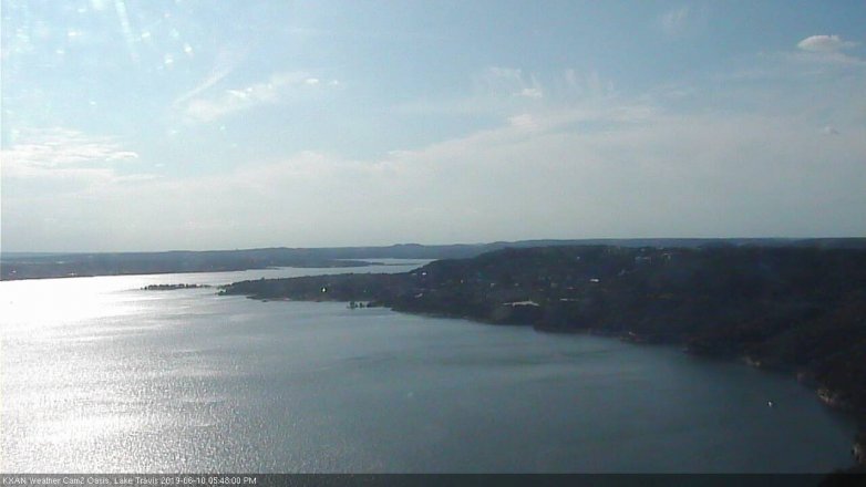 Lake Travis webcam, June 10, 2019 4:50 PM CT