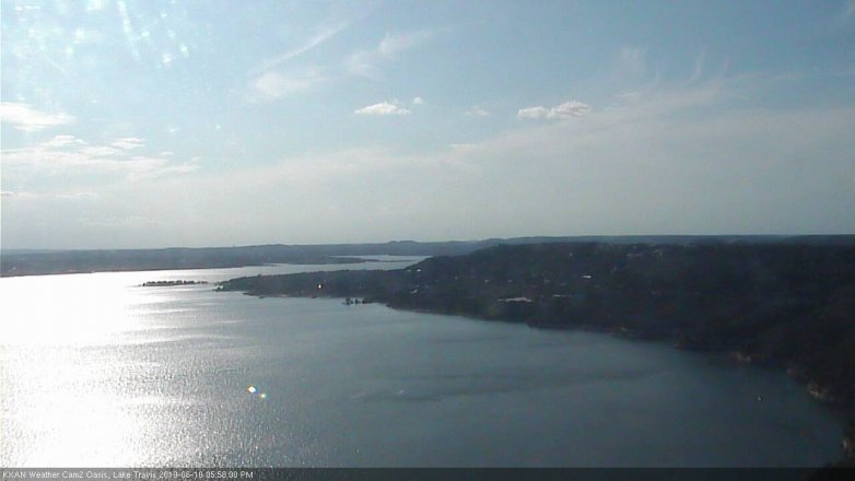 Lake Travis webcam, June 10, 2019 5:00 PM CT