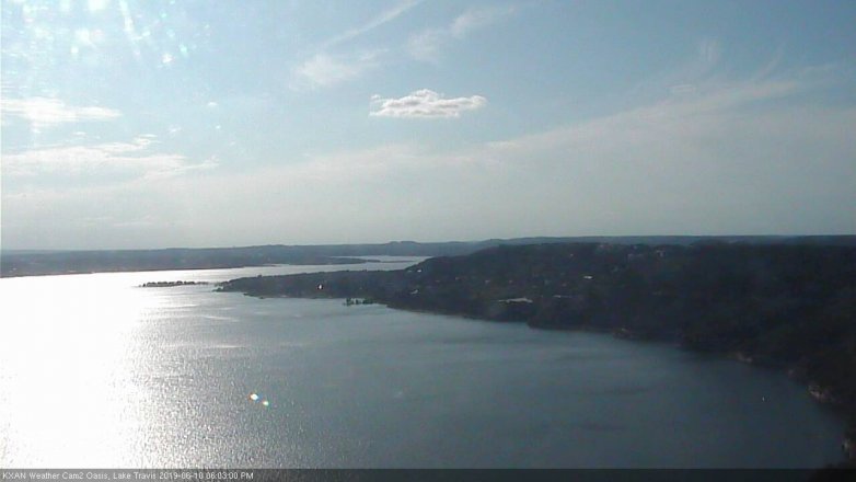 Lake Travis webcam, June 10, 2019 5:05 PM CT