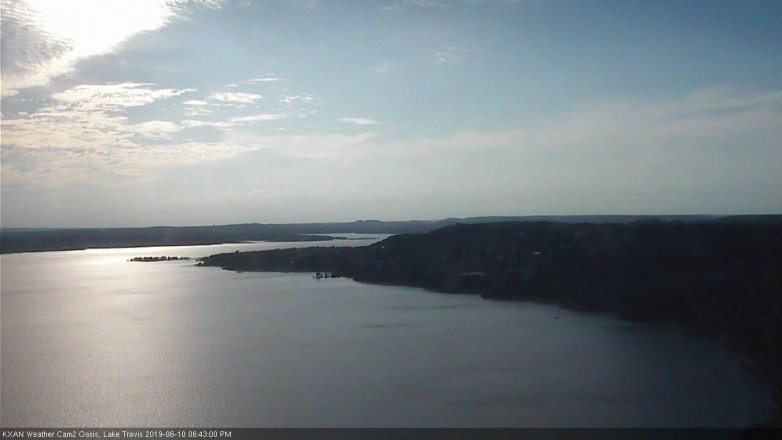 Lake Travis webcam, June 10, 2019 5:45 PM CT