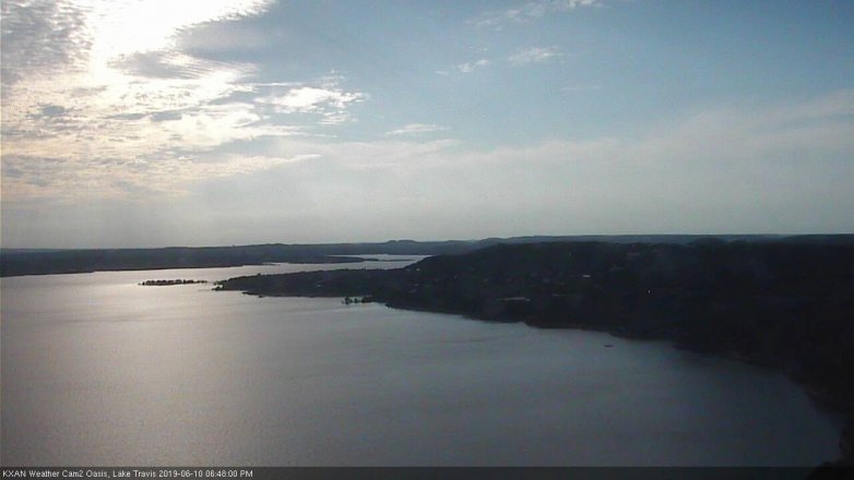 Lake Travis webcam, June 10, 2019 5:50 PM CT