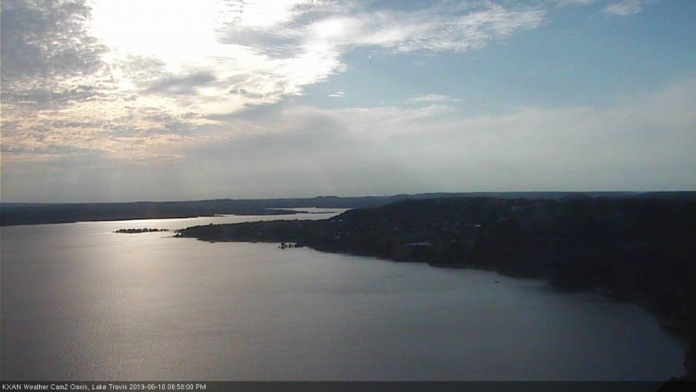 Lake Travis webcam, June 10, 2019 6:00 PM CT