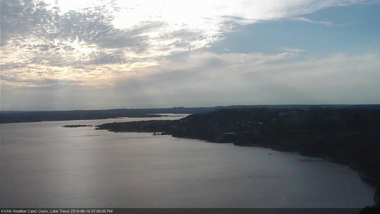 Lake Travis webcam, June 10, 2019 6:10 PM CT