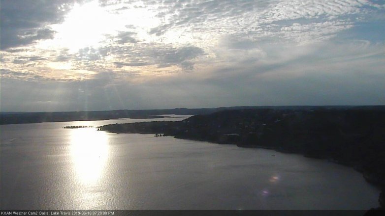 Lake Travis webcam, June 10, 2019 6:30 PM CT