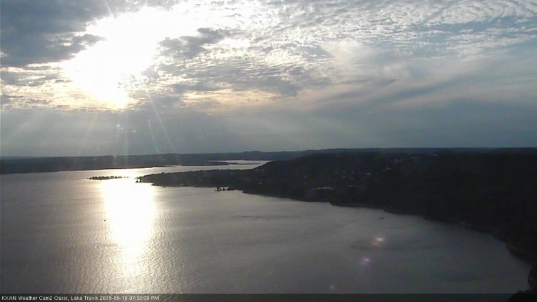 Lake Travis webcam, June 10, 2019 6:35 PM CT