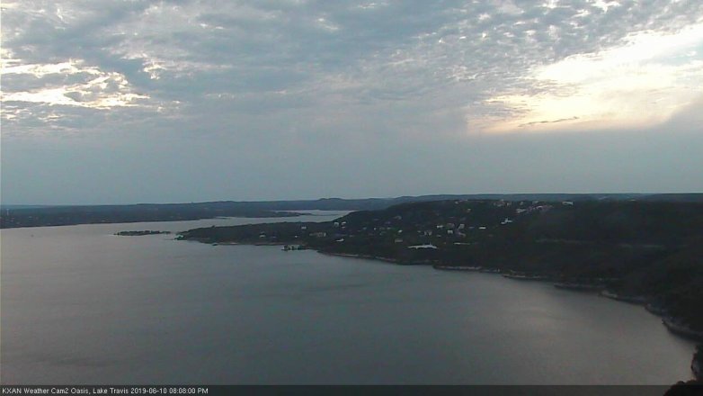 Lake Travis webcam, June 10, 2019 7:10 PM CT