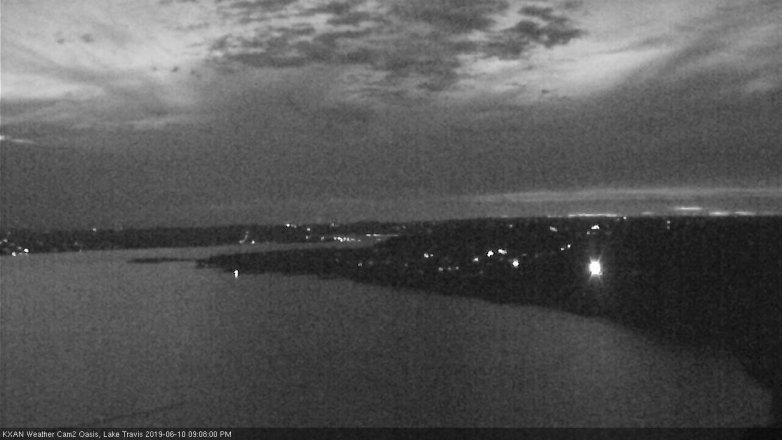 Lake Travis webcam, June 10, 2019 8:10 PM CT