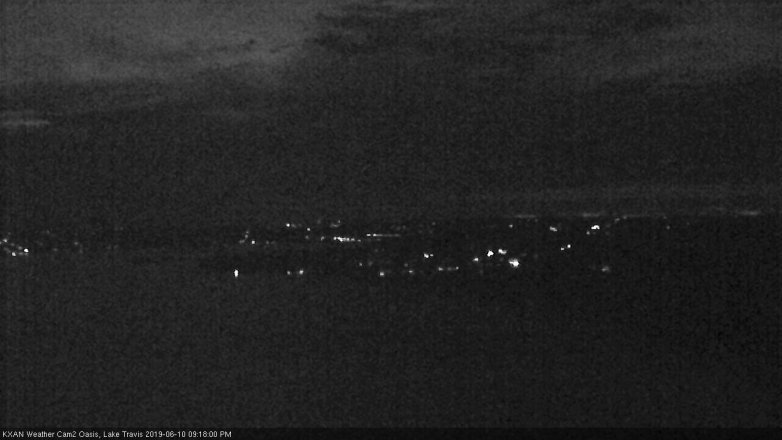 Lake Travis webcam, June 10, 2019 8:20 PM CT