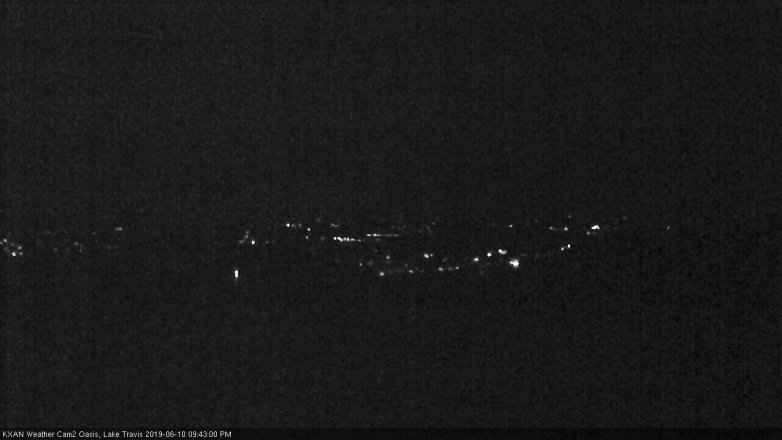 Lake Travis webcam, June 10, 2019 8:45 PM CT